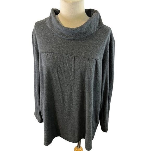 🌿4/$35🌿 PENNINGTONS CONTEMPO Grey Turtle Neck Sweater (X) - Picture 8 of 8
